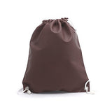 Zumer Sport Drawstring Bag, Football Brown, One Size