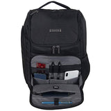 Kenneth Cole Reaction Top Zip Laptop with USB Port (RFID) Backpack, Black One Size
