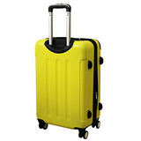 World Traveler Aria 3-Piece Hardside Spinner Luggage Set, Yellow