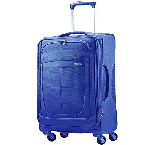American Tourister Spinner Delite 3 Carry On Suitcase - 21", Blue
