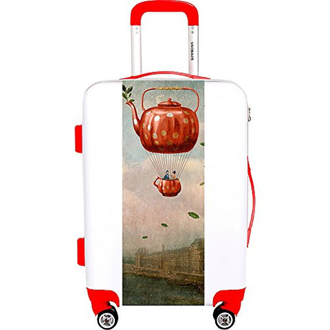 Ugo Bags Teaflight By Paula Bella Flora 26.5" Luggage (White)