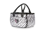 Zebra Sequin Ice Skating Bag Tennis Gym And Ballet Girls Athletic Bag