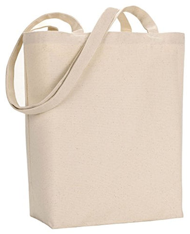 Ultraclub 8866 Jumbo Tote Bag With Gusset - Natural