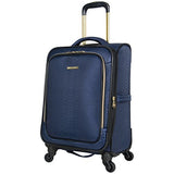 Aimee Kestenberg Women'S 20” Jacquard Python Printed Polyester Expandable 4-Wheel Carry-On Luggage,