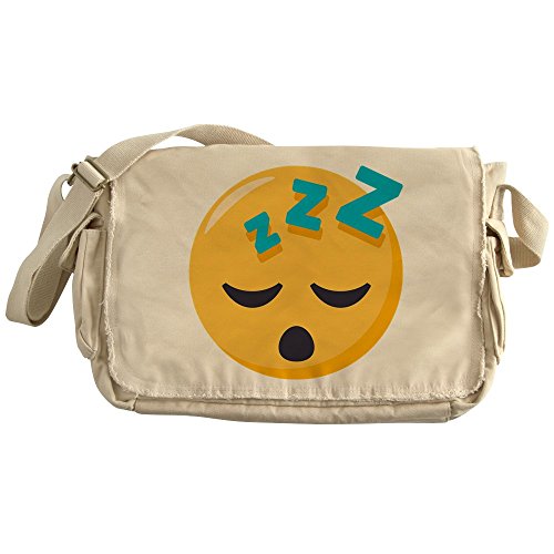 Cafepress - Sleeping Emoji - Unique Messenger Bag, Canvas Courier Bag