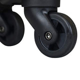 Vue Metallic Lightweight Spinner Carry on Luggage 3pc Carry on Set w/ 22" Luggage, Duffel Bag & Cosmetic Bag (Rose Gold)