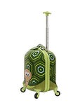 Rockland Jr. Kids' My First Luggage-Polycarbonate Hard Side Spinner, Turtle