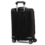 Travelpro Luggage Platinum Elite 21" Carry-On Expandable Spinner W/Usb Port, Shadow Black