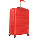 Nautica Henderson Harbor 24 Inch Hardside Expandable Suitcase, Cherry Red