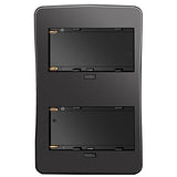 Neewer NP-F Battery to V-Mount Battery Converter Adapter for LED Light, Field Monitor, 5D2 Rigs,