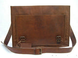 Vintage Crafts Genuine Men'S Leather Messenger Laptop Briefcase Satchel Mens Bag