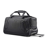 American Tourister 22 Whld Duffle Rolling Duffel, Black, One Size