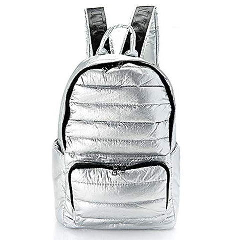 Celine Dion Collection Dynamics Puff Backpack Silver