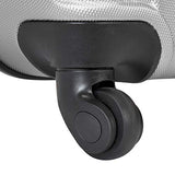 Skyway Epic Hardside 4-Wheel Luggage Spinner Collection (Silver, 28-Inch)