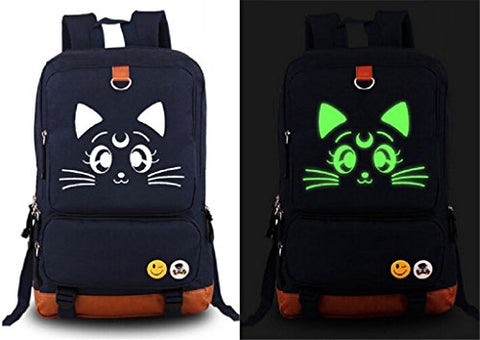 Siawasey Sailor Moon Anime Cartoon Laptop Daypack Backpack Shoulder School Bag