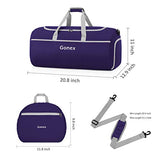 Gonex 50L Packable Travel Duffle, Lightweight Luggage Duffel Sports Gym Bag with Shoe Compartment