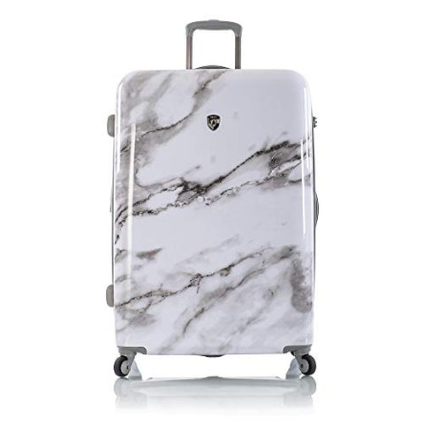 Heys America Unisex Carrara Marble 30" Spinner White One Size