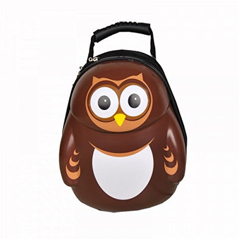 Cuties And Pals Kids Boys Girls 13" Travel School Backpack - Owl By Picture Case