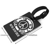 LuckyTagy Metal Gear Particular Luggage Tag Initial Bag Tag Suitcase Tag Travel Bag