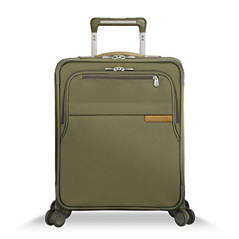 Briggs & Riley Baseline International Carry-On Expanadable Wide-Body 21" Spinner, Olive, One Size