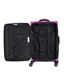 it Girl 21.5" Spellbound 8 Wheel Holographic Lightweight Expandable Carry-on, Silver