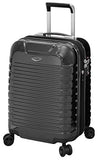 London Fog Dover 3 Piece Hardside Expandable Spinner Luggage Set (Smokey Grey)