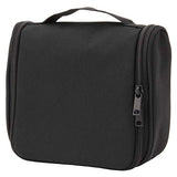 Muji Polyester Hanging Travel Case, 16 cm Width x 19 cm Depth x 6 cm Height, Black
