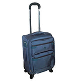Revo 19-Inch Logic Lightweight Expandable Upright Spinner Carry-On, Blue