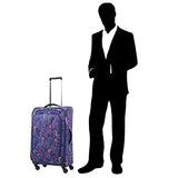 Atlantic Ultra Lite 4 | 21, 24, And 28-Inch Expandable Spinners, Travel Pillow (Lulu Navy)