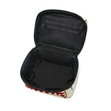 LORVIES Shark Jaws Cosmetic Bag Travel Makeup Train Cases Storage Organizer