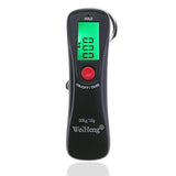 AMZVASO - Portable 50kg/10g LCD Digital Display Electronic Luggage Suitcase Weight Hanging Black