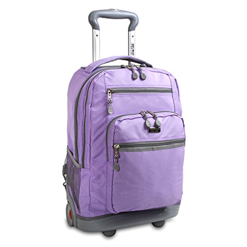 J World New York Sundance Ii Rolling Backpack, Orchid, One Size