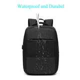 Laptop Backpack, Travel Computer Bag with USB Charging Port, Sunglass Bandage and Water