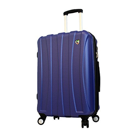 Mia Toro Luggage Tasca Fusion Hardside 24 Inch Spinner, Blue, One Size