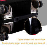 ZHUOBAIL Ka-pp_a A_lp-ha Ps-i 1911 KAP Fraternity Nupes Travel Suitcase Protector Elastic Trunk Protective Case Washable Luggage Cover with Concealed Zipper Suitable 25-28 inch