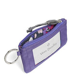 Vera Bradley Lighten Up Zip ID Case, Polyester, Wisteria