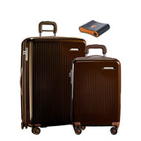 Briggs & Riley Sympatico 3-Pc Set: Intl C/O, Large Spinner, Portmantos Tracking Device (Bronze)