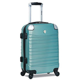 Dejuno Impact Hardside 3-Piece Spinner Luggage Set, Burgundy