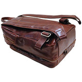 Floto Leather Backpack with 2 Laptop Compartments