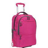 J World New York Walkway Rolling Backpack, Pink