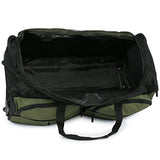Pacific Coast Signature 30" Large Rolling Lug Duffel Bag, Olive