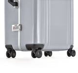 Zero Halliburton Classic Polycarbonate 2.0-19" Carry-On 4-Wheel Spinner, Black