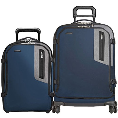 Briggs & Riley Brx Explore 2 Piece Set Expandable Commuter Upright | Expandable Medium Spinner (One