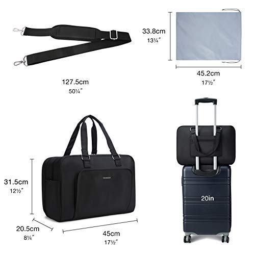 Comprar Bagsmart 2018 impermeable de nylon negro de la bolsa de ropa Comprar Bagsmart 2018 impermeable de nylon negro de la bolsa de ropa