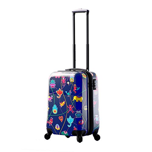 Mia Toro M1306-20in-blu Italy Mistico Hardside Spinner Luggage 20" Carry-on, Blue