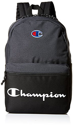 Champion Men's Manuscript Backpack, black, One size