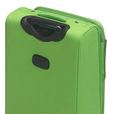 Mia Toro Italy Civetta Softside 24 Inch Spinner Luggage, Green