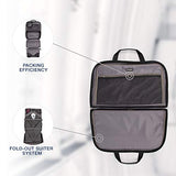 Travelpro Crew Versapack Weekender Carry-on Duffel Bag W/Suiter, Jet Black, One Size