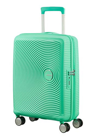 American Tourister - Soundbox Spinner Expandable, 55cm, 35,5/41 L - 2,6 KG, Green (Deep Mint)