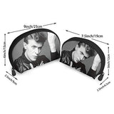 Gltiosr David Bowie Forever Womens Shell Portable Travel Toiletry Bags Clutch Pouch Cosmetic
